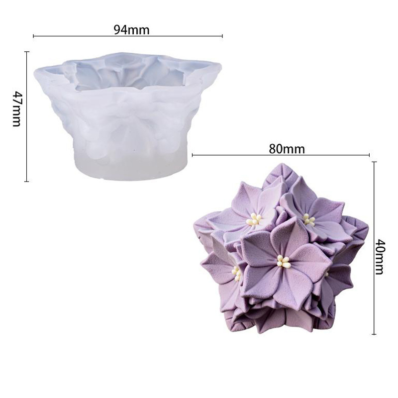 Candle Making Workshops - Decorative Floral Mold Creative Flower Ball
