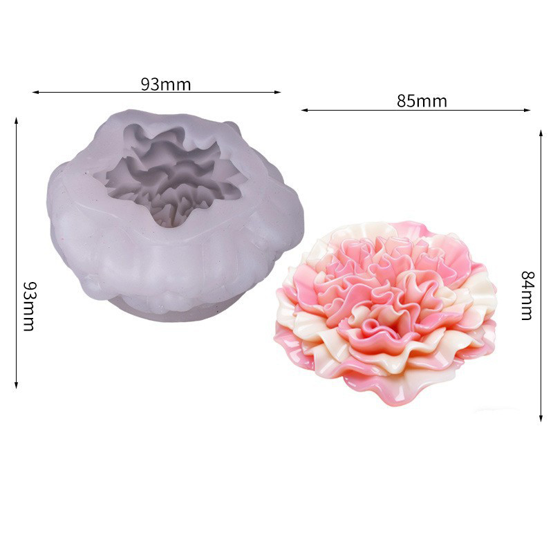 Carnation Flower Silicone Mold - Candle Making Workshops recension och pris