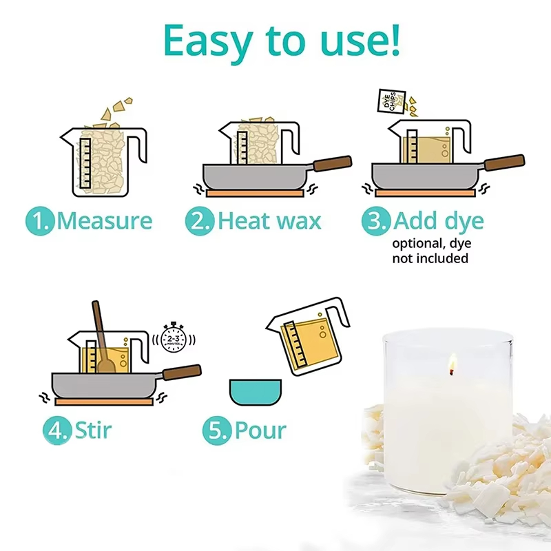 1kg/500/250/100g Pure Soy Wax  - Candle Making Uk recension och pris
