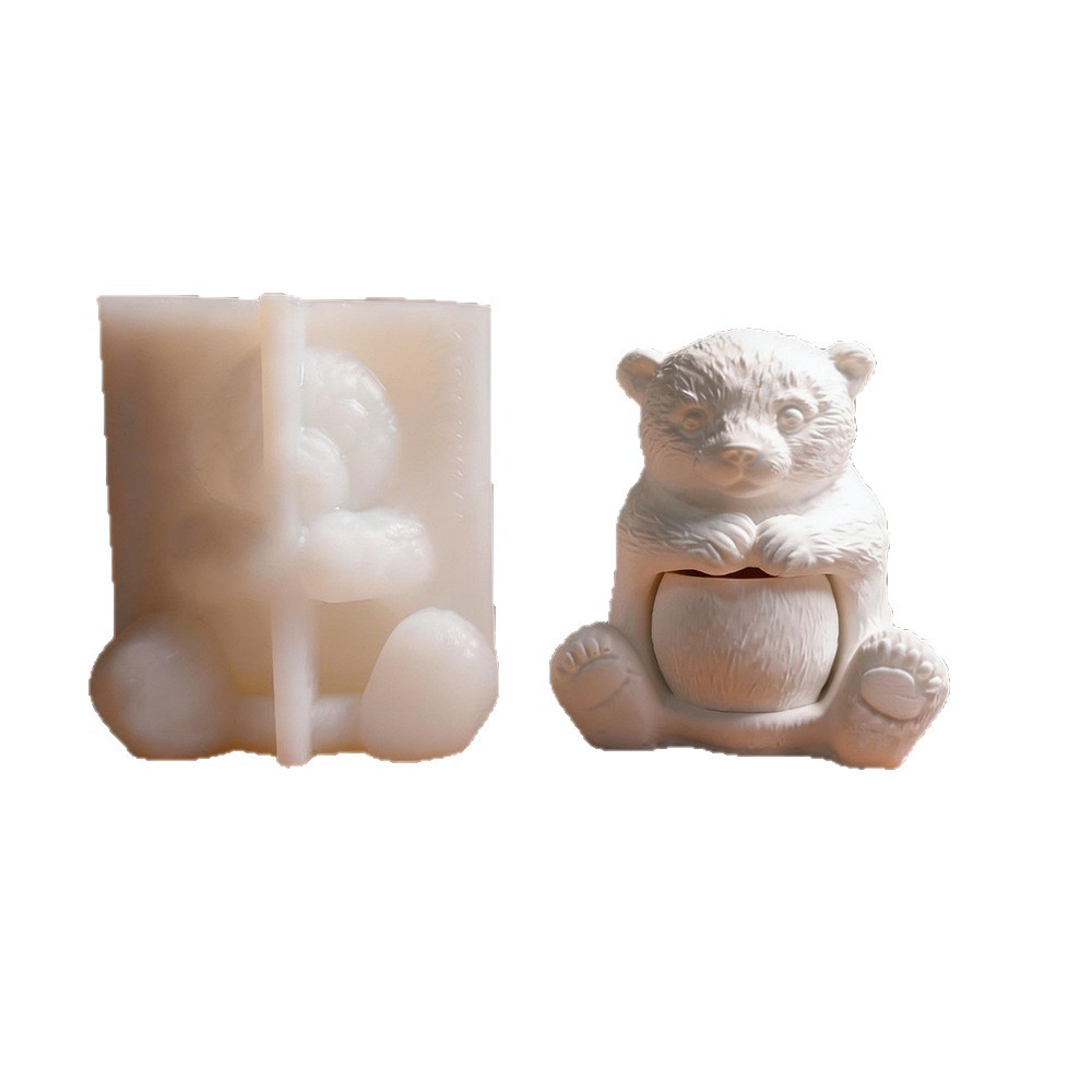 Bear Plaster Decoration Mold S - Candle Making Workshops recension och pris