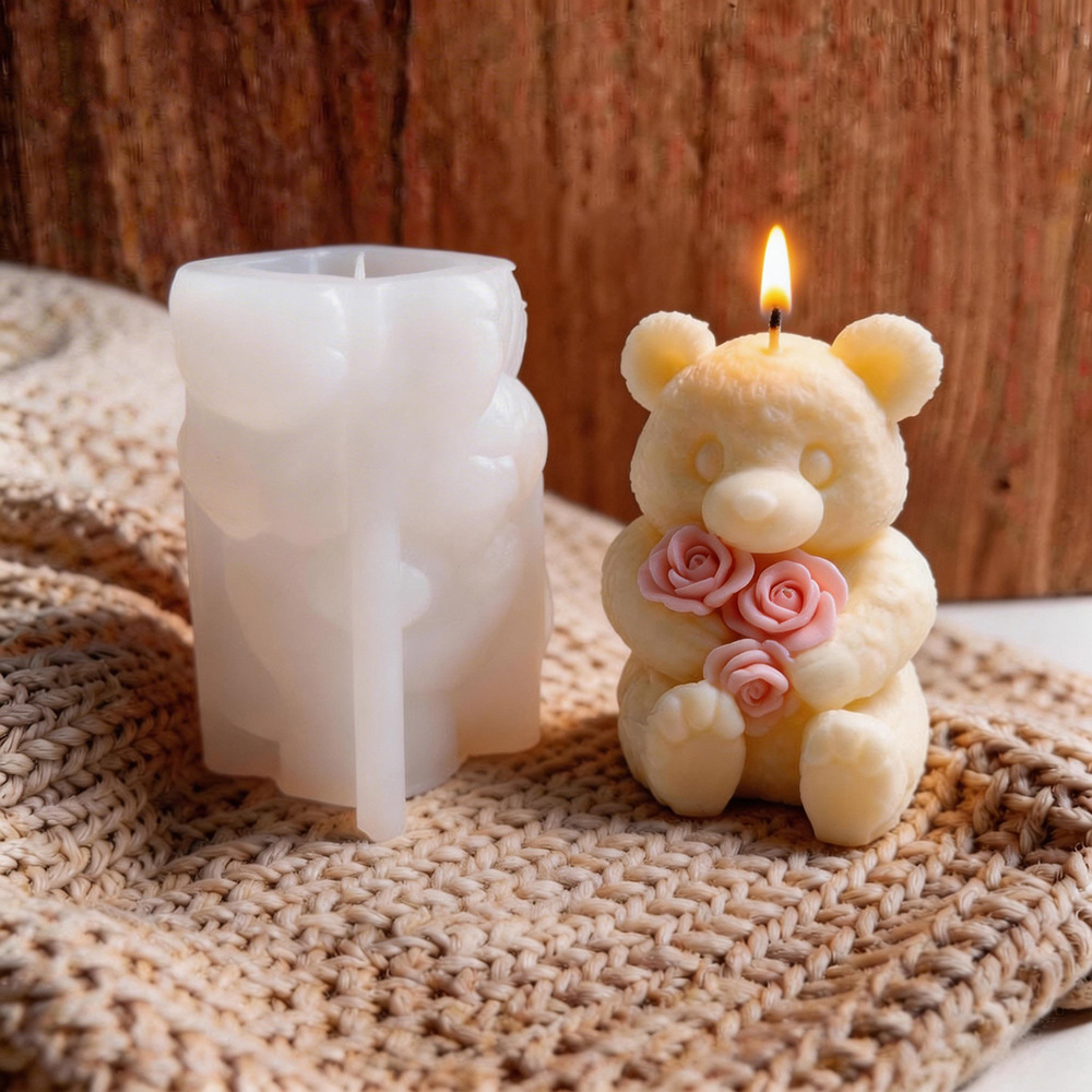 Handmade Candle Mold Rose Tedd - Candle Making Workshops recension och pris