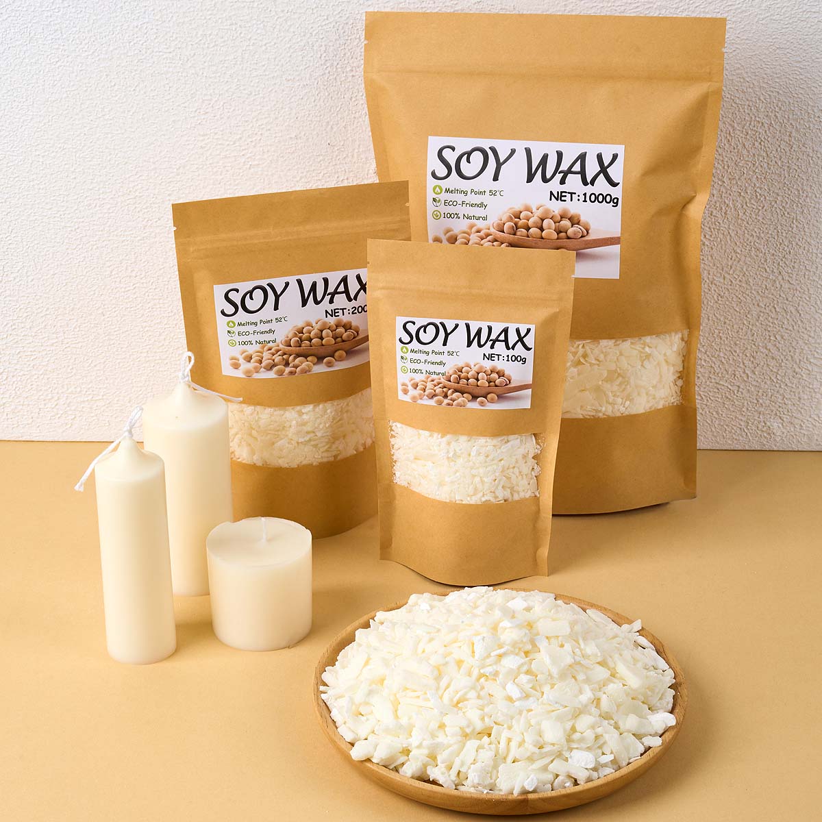1 Pounds Pure White Soy Wax Fo - Candle Making Uk recension och pris