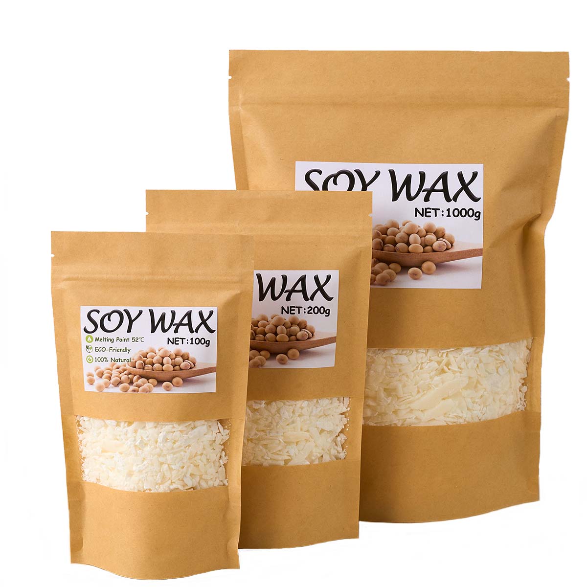 1 Pounds Pure White Soy Wax Fo - Candle Making Uk recension och pris