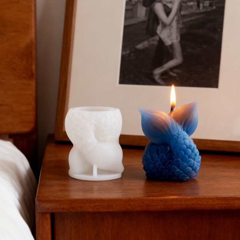 Mermaid Tail Candle Mold Ocean - Candle Making Workshops recension och pris