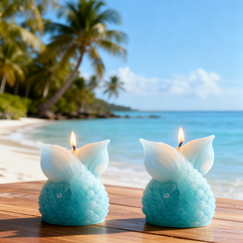 Mermaid Tail Candle Mold Ocean - Candle Making Workshops recension och pris