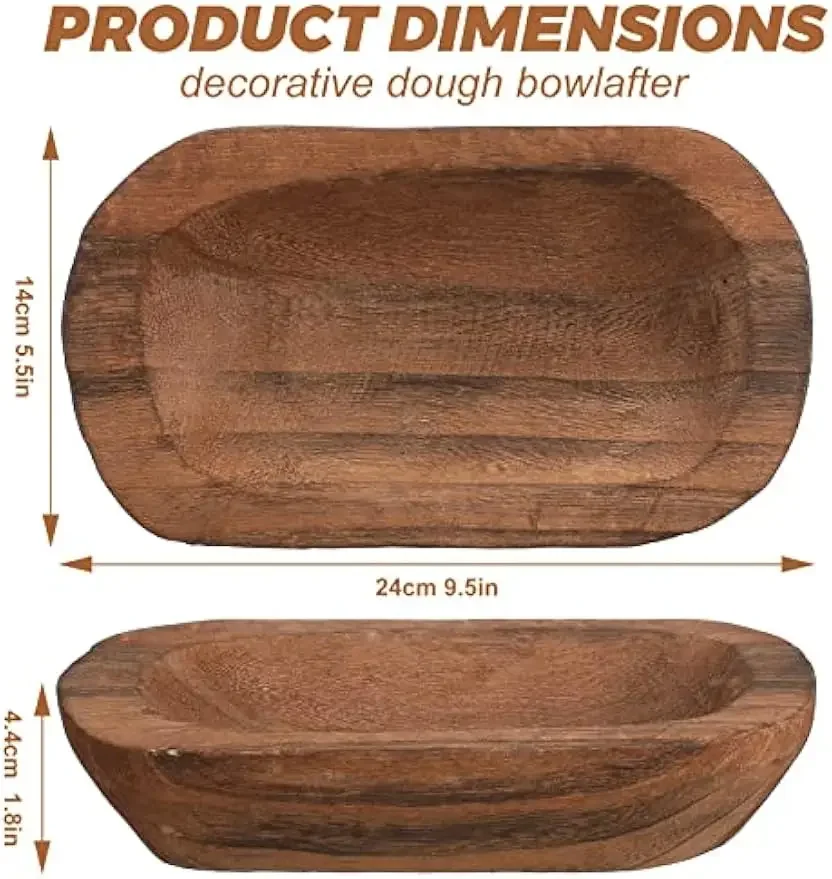 15 Pcs Wood Dough Bowl Bulk- 9 - Candle Making Homewood recension och pris