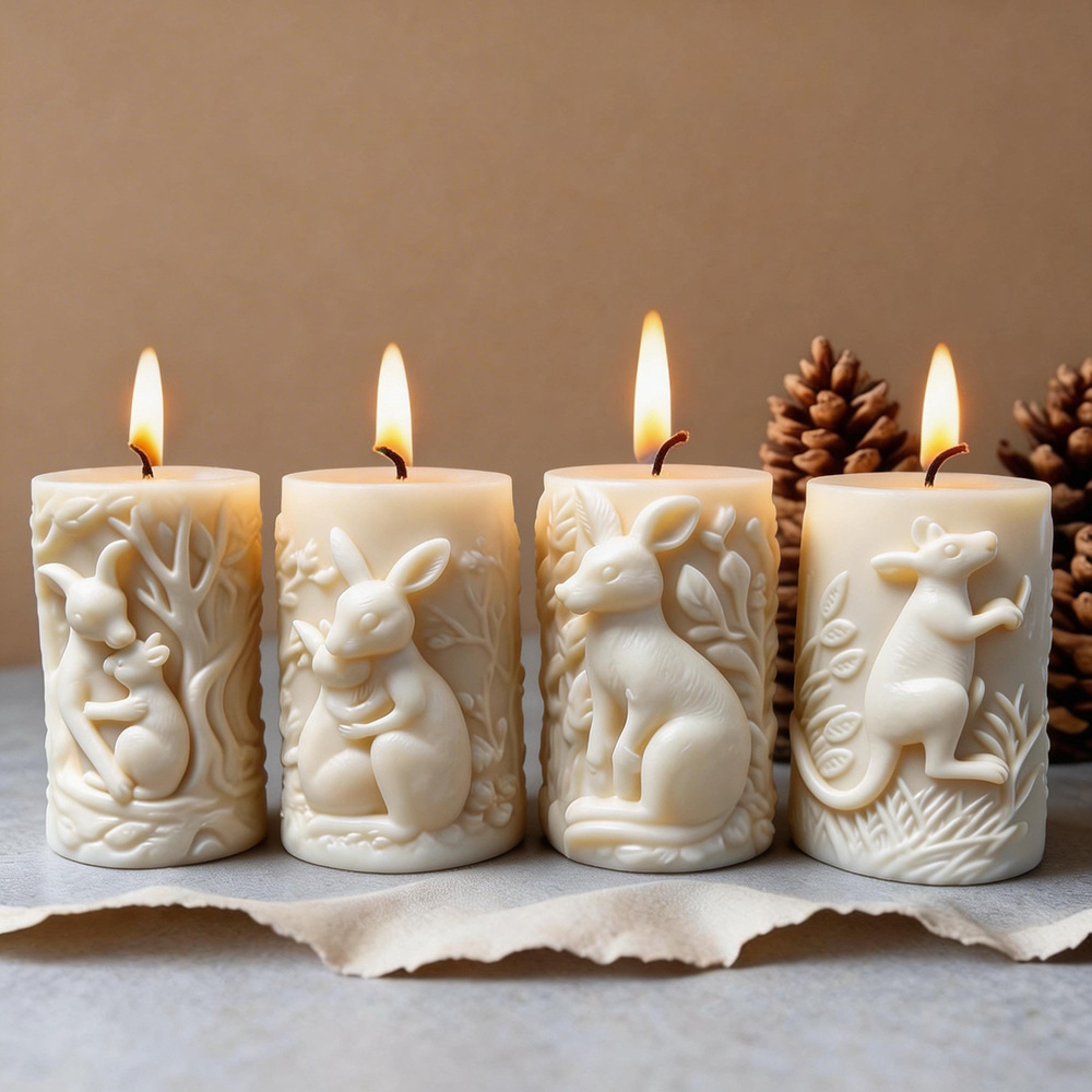 Kangaroo Silicone Mold Scented - Candle Making Workshops recension och pris