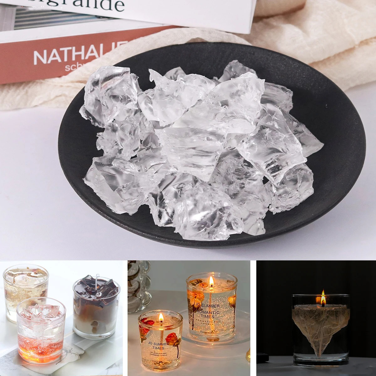100G 7Colors Jelly Wax DIY Han - Candle Making Uk recension och pris