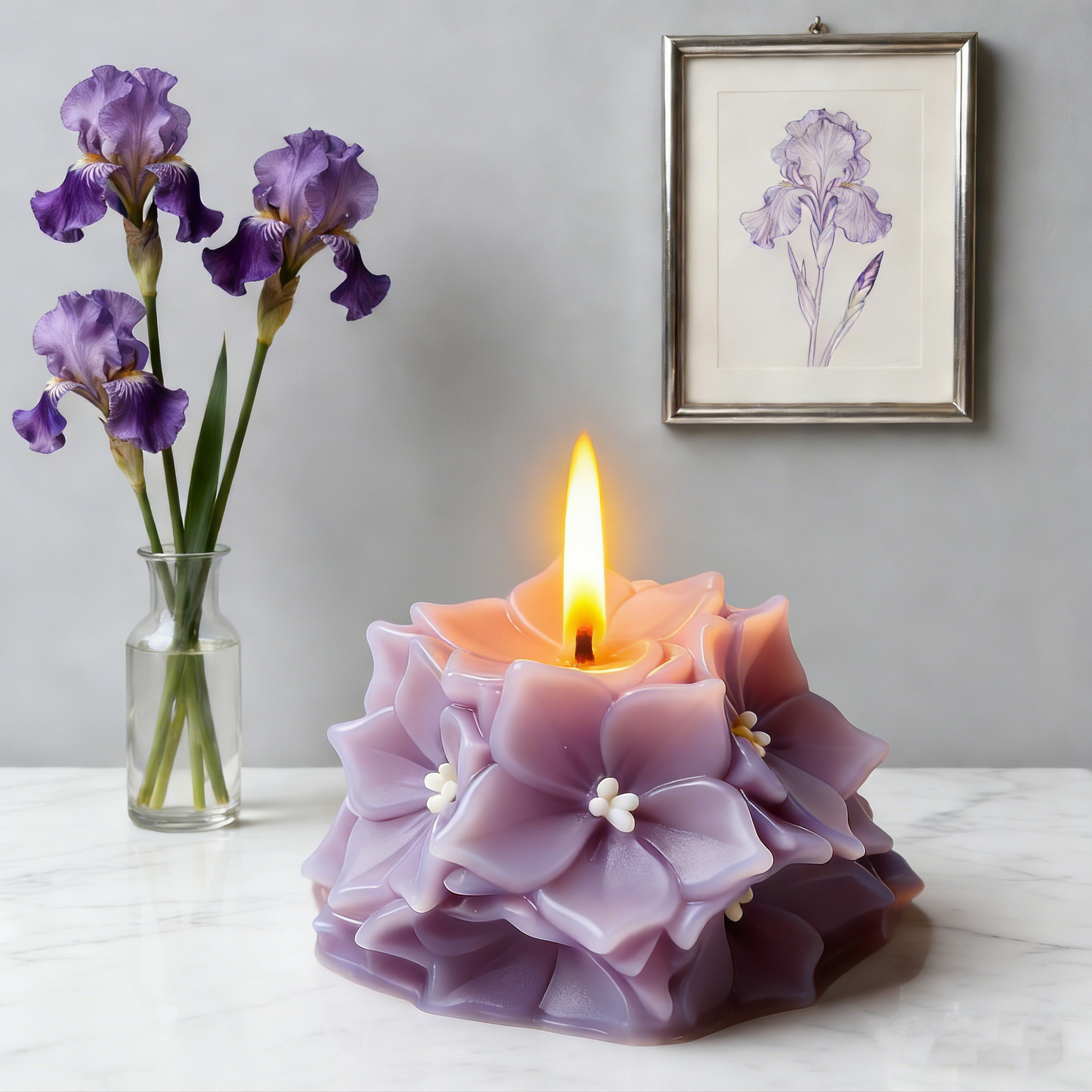 Decorative Floral Mold Scented - Candle Making Workshops recension och pris