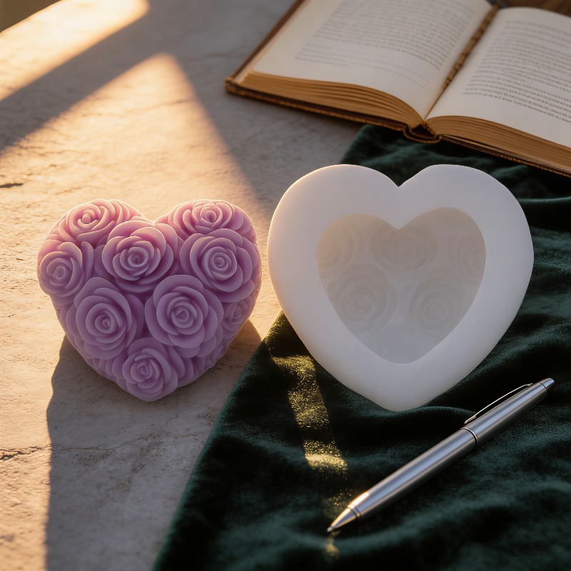 DIY Love Rose Flowers Valentin - Candle Making Uk recension och pris