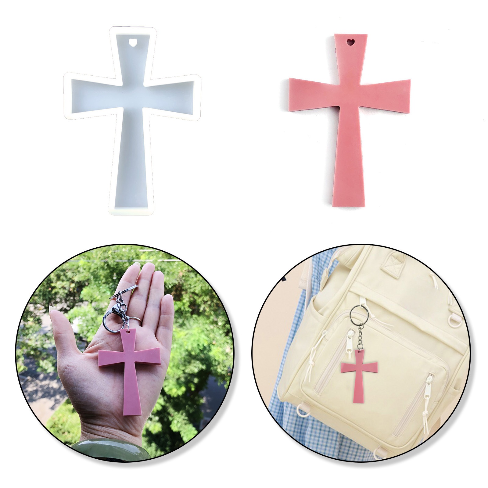 Silicone Mold Blessing Cross D - Candle Making Uk recension och pris