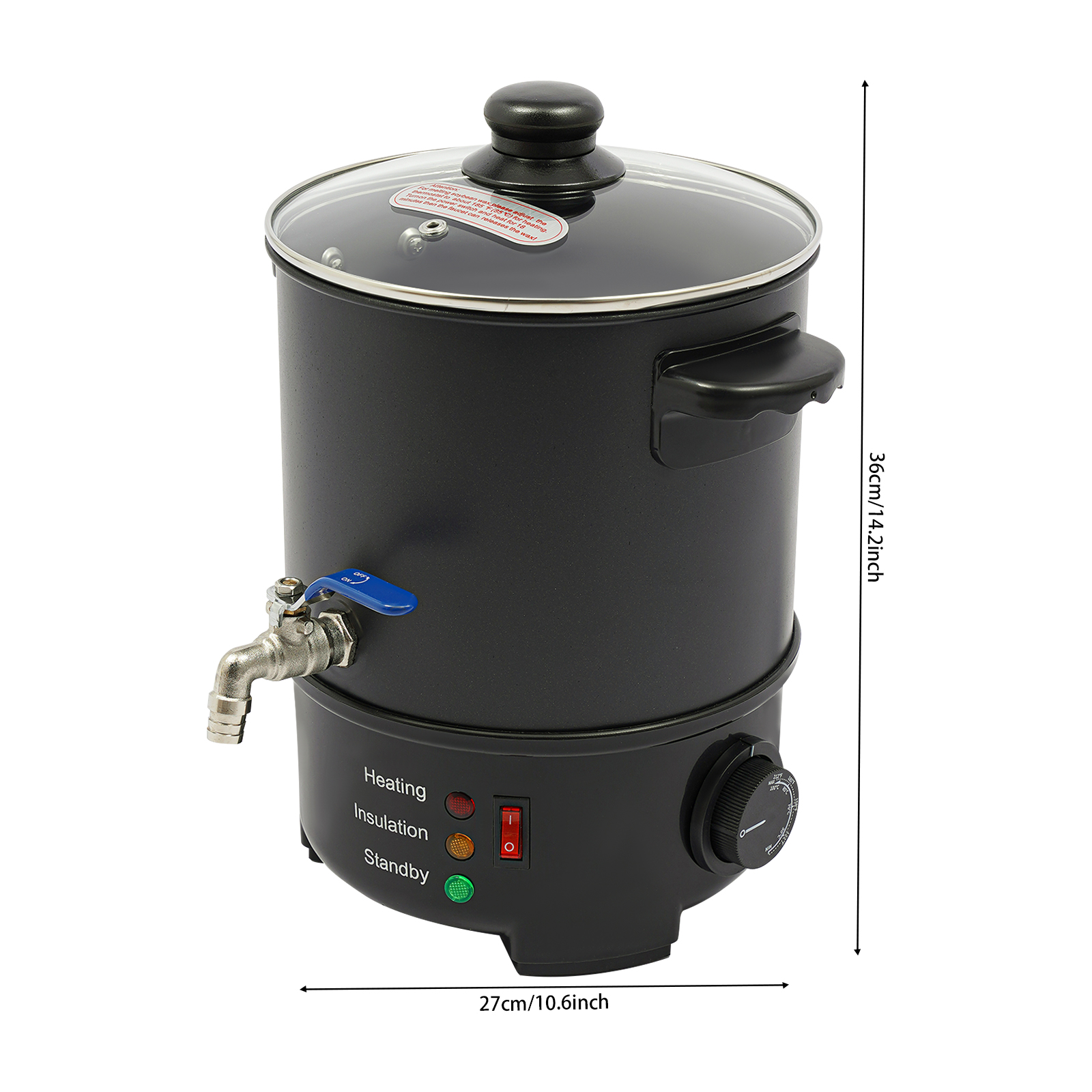 5L/1.32Gal Wax Melter, Temp Ad - Candle Making Workshops recension och pris
