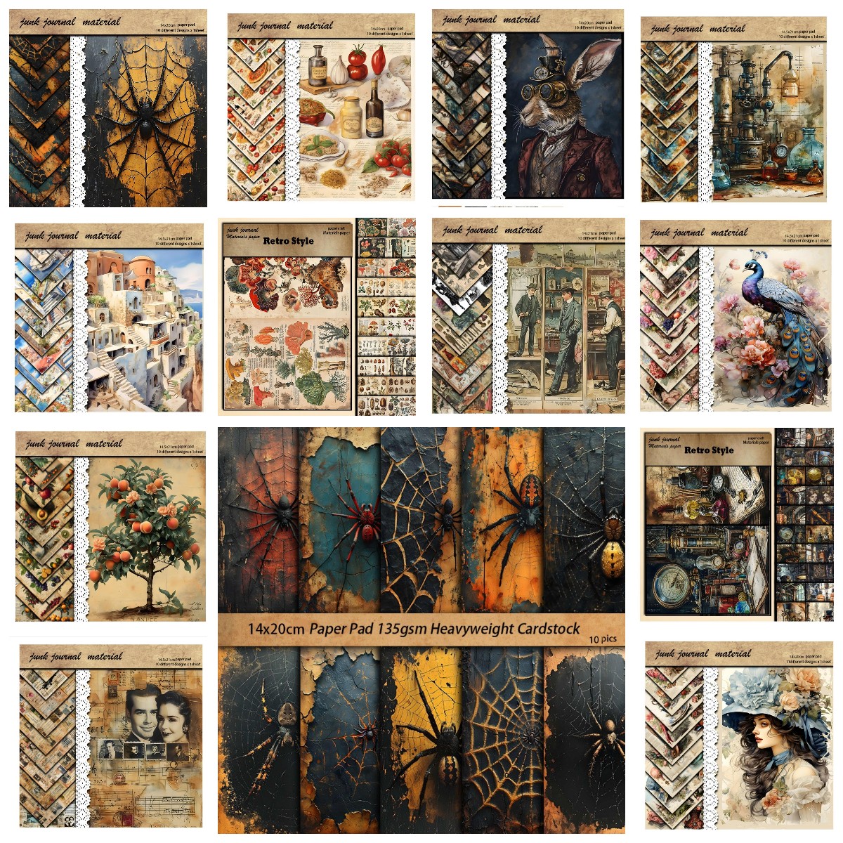 New Vintage Material Papers DI - Candle Making Uk recension och pris